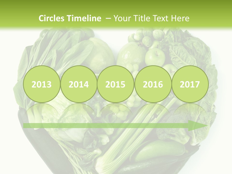 Pea Sprout Fruit PowerPoint Template