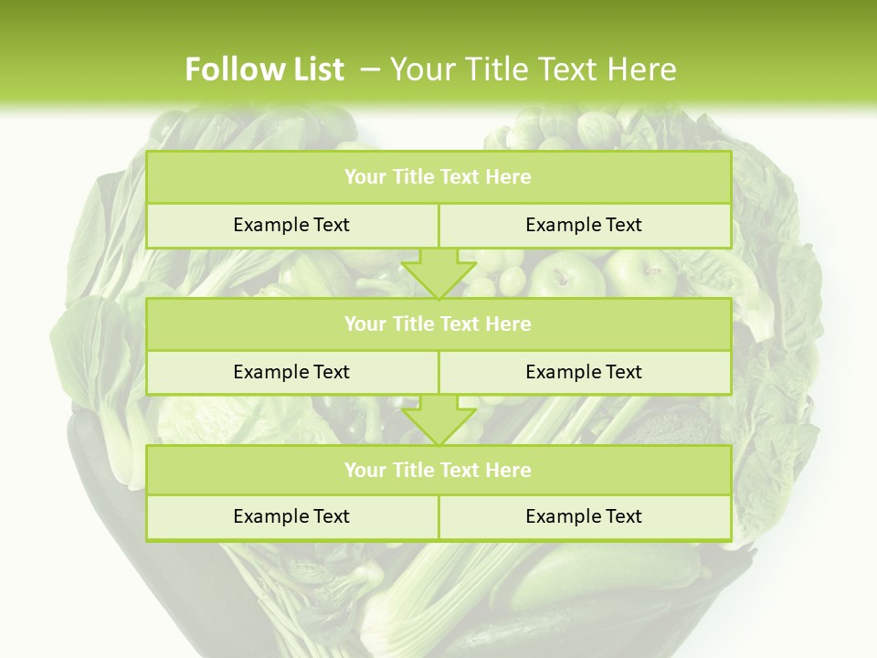 Pea Sprout Fruit PowerPoint Template