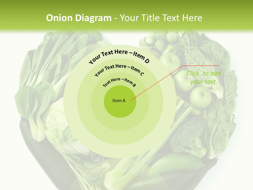 Pea Sprout Fruit PowerPoint Template