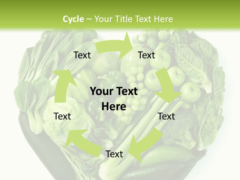 Pea Sprout Fruit PowerPoint Template