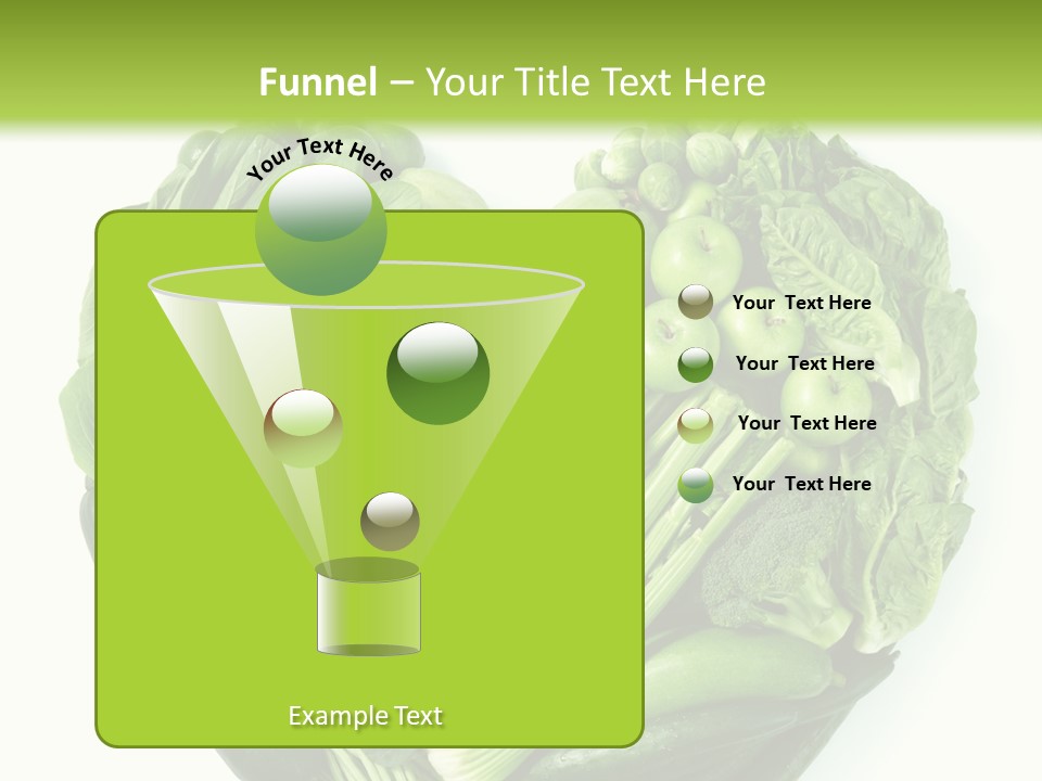 Pea Sprout Fruit PowerPoint Template