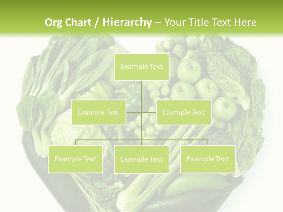 Pea Sprout Fruit PowerPoint Template