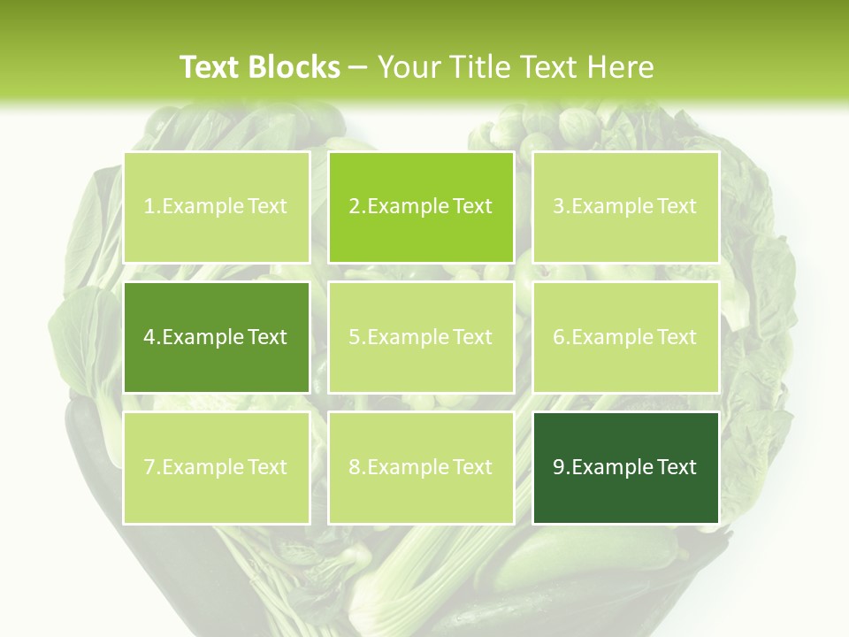 Pea Sprout Fruit PowerPoint Template