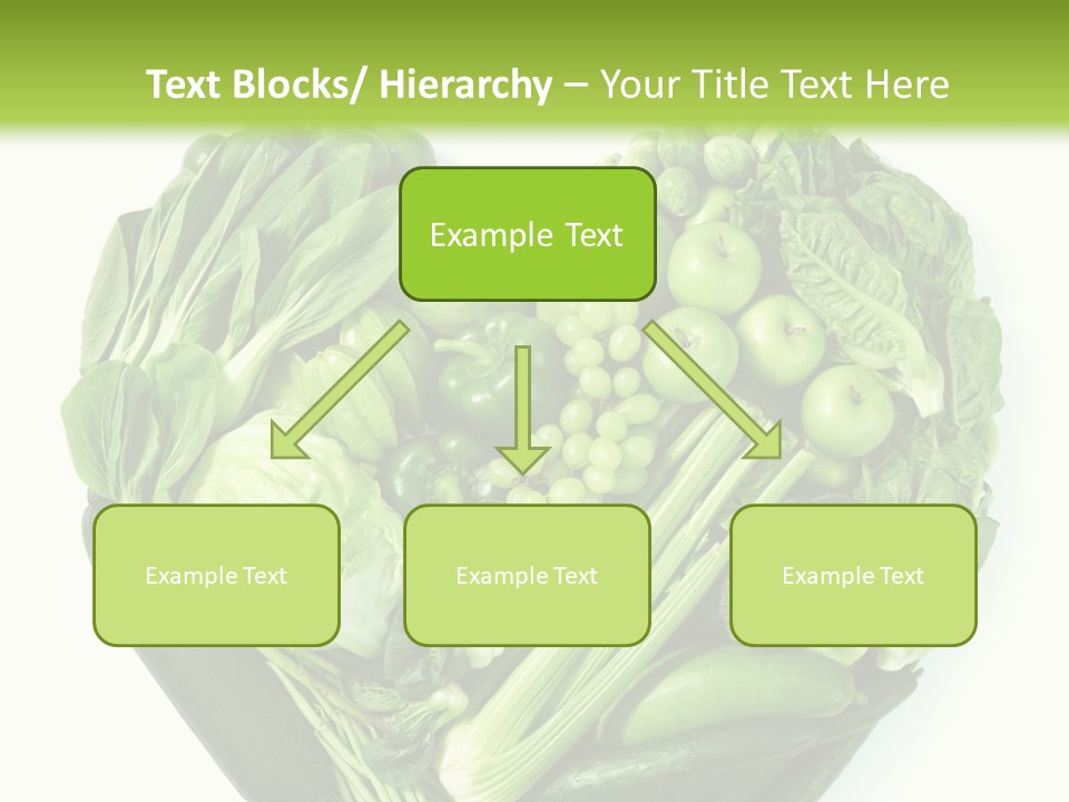 Pea Sprout Fruit PowerPoint Template