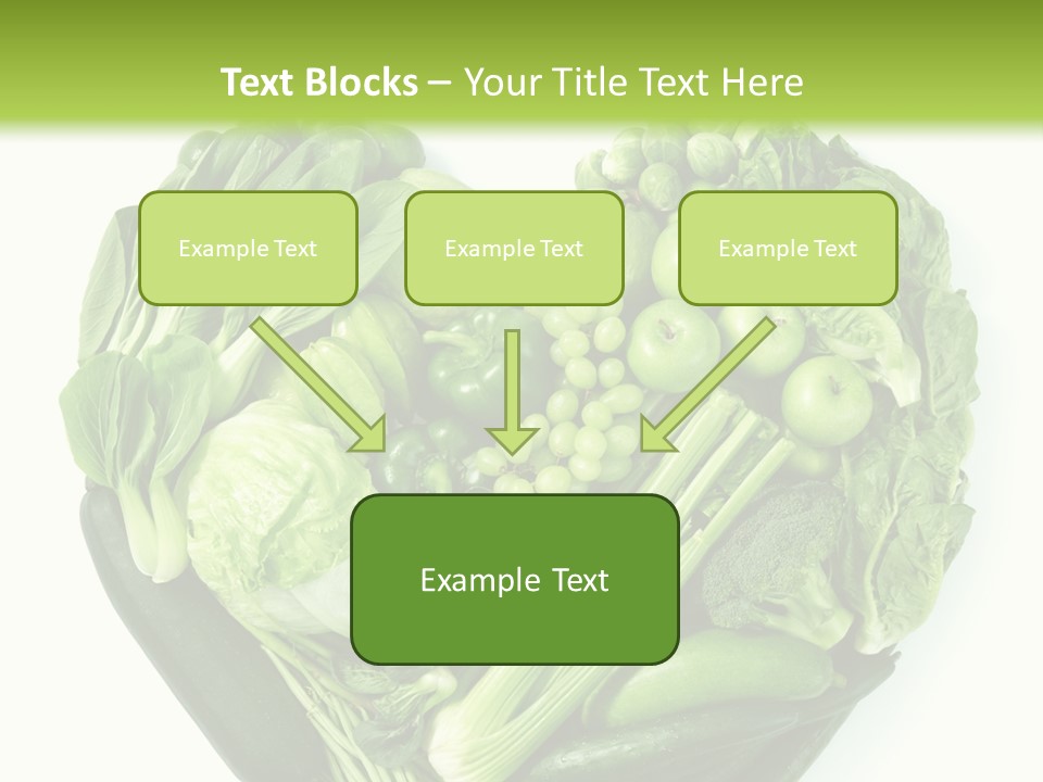 Pea Sprout Fruit PowerPoint Template