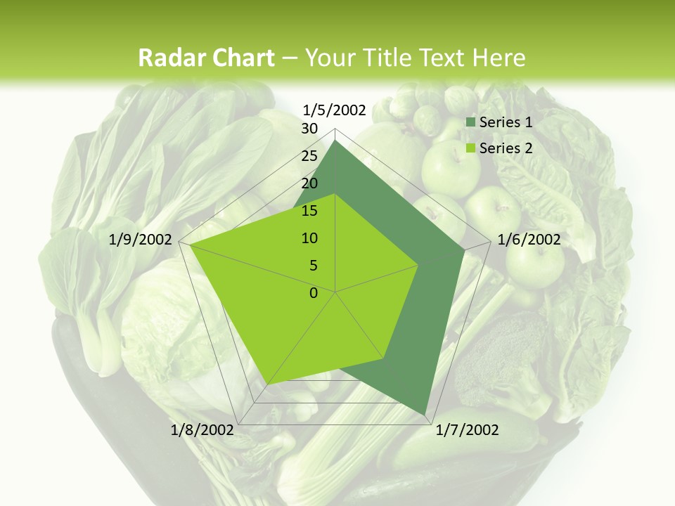 Pea Sprout Fruit PowerPoint Template