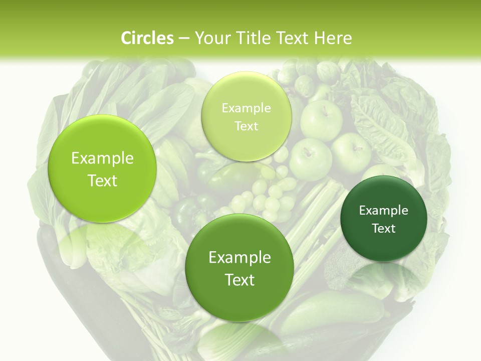 Pea Sprout Fruit PowerPoint Template