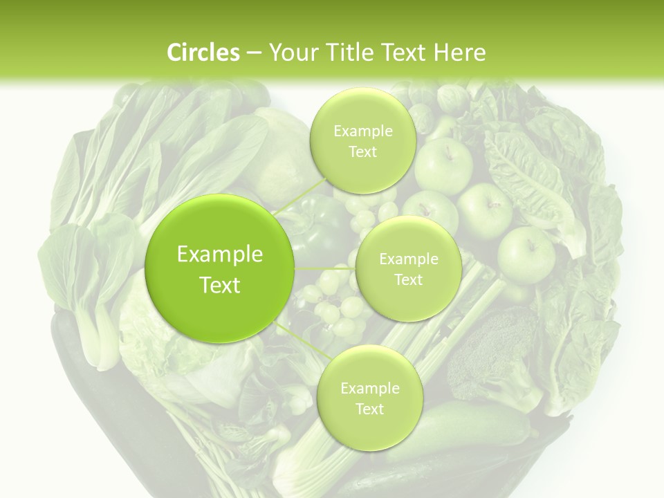 Pea Sprout Fruit PowerPoint Template