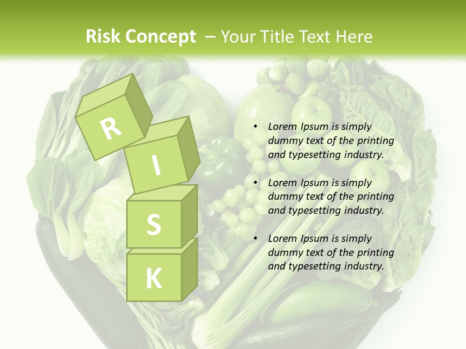 Pea Sprout Fruit PowerPoint Template