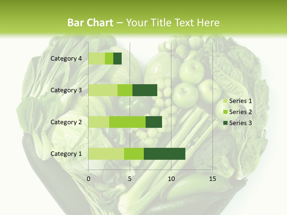 Pea Sprout Fruit PowerPoint Template