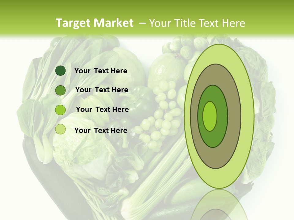 Pea Sprout Fruit PowerPoint Template
