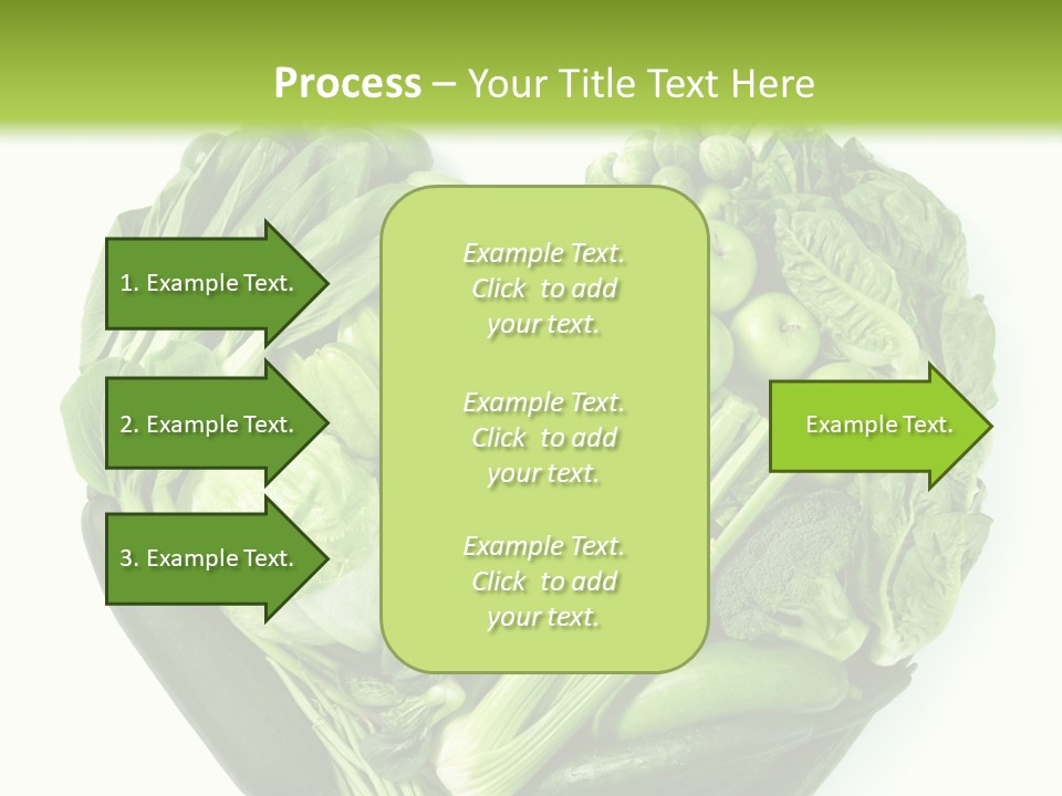 Pea Sprout Fruit PowerPoint Template