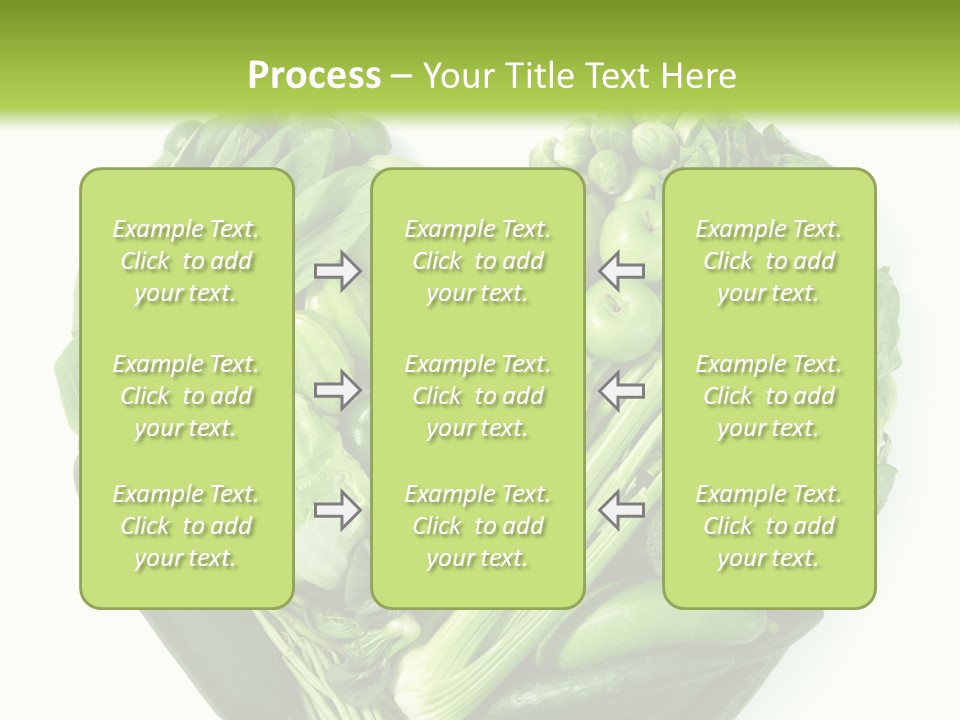 Pea Sprout Fruit PowerPoint Template
