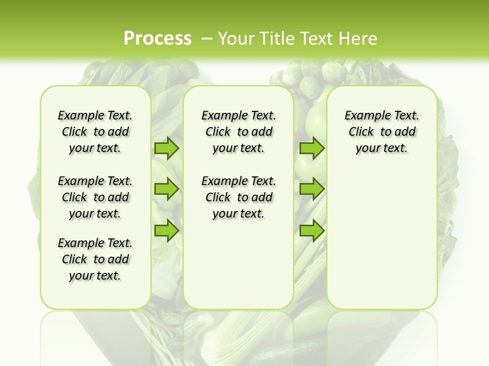 Pea Sprout Fruit PowerPoint Template