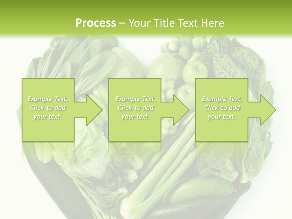 Pea Sprout Fruit PowerPoint Template