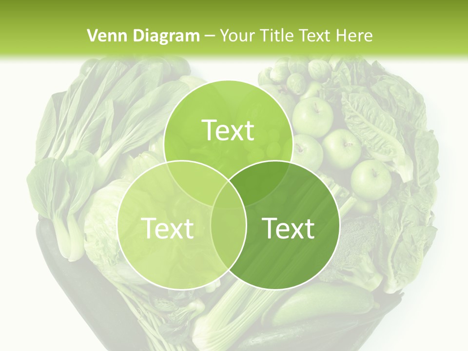 Pea Sprout Fruit PowerPoint Template