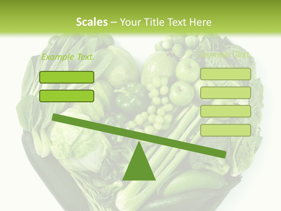 Pea Sprout Fruit PowerPoint Template