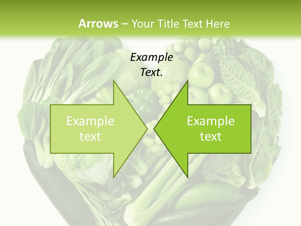 Pea Sprout Fruit PowerPoint Template