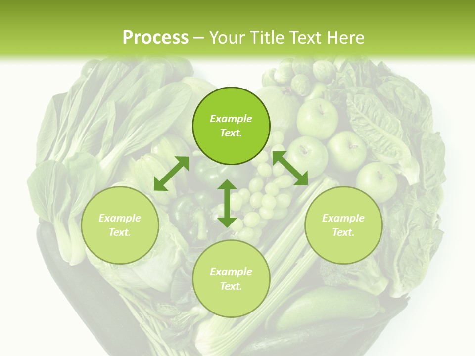Pea Sprout Fruit PowerPoint Template