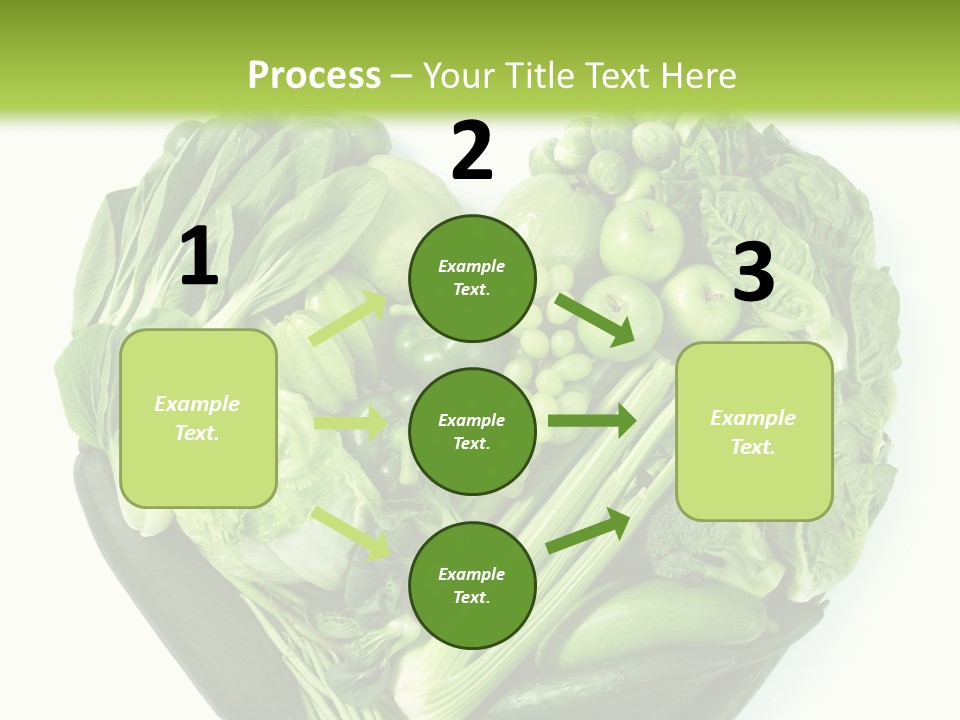 Pea Sprout Fruit PowerPoint Template