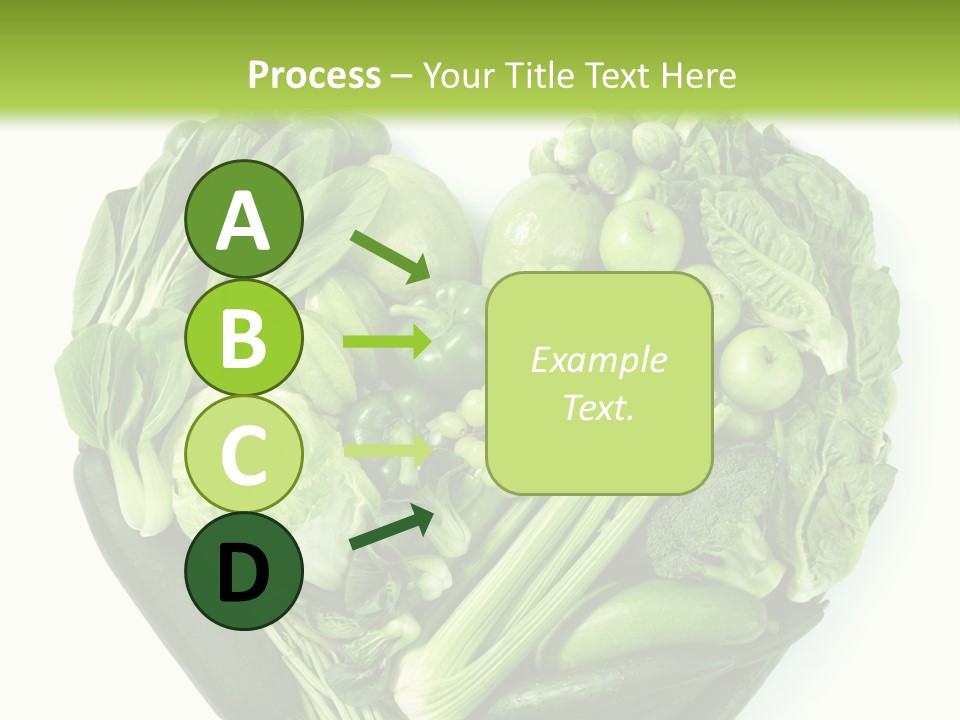 Pea Sprout Fruit PowerPoint Template