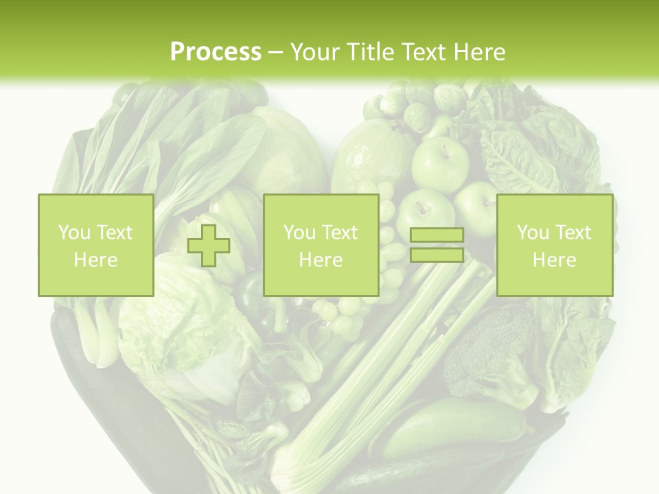 Pea Sprout Fruit PowerPoint Template