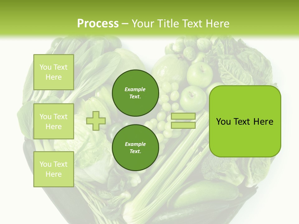 Pea Sprout Fruit PowerPoint Template