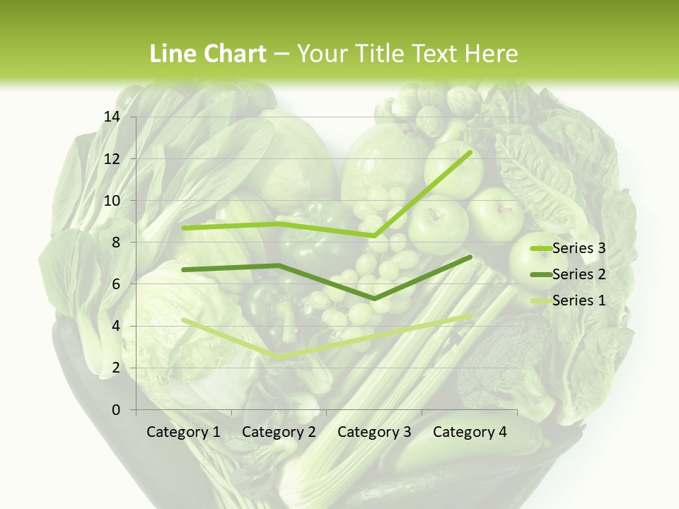 Pea Sprout Fruit PowerPoint Template