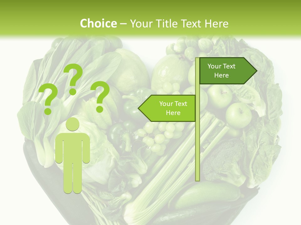 Pea Sprout Fruit PowerPoint Template