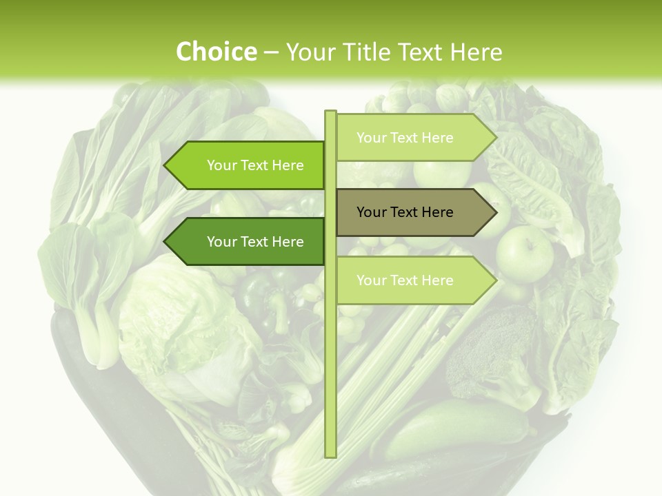 Pea Sprout Fruit PowerPoint Template