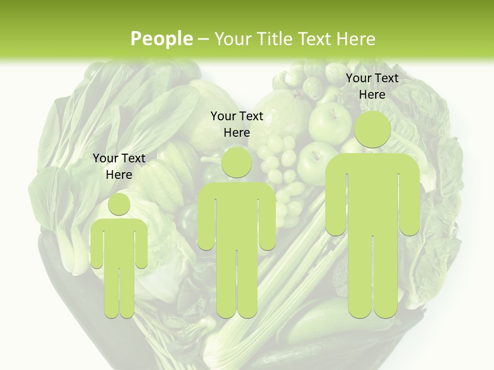 Pea Sprout Fruit PowerPoint Template