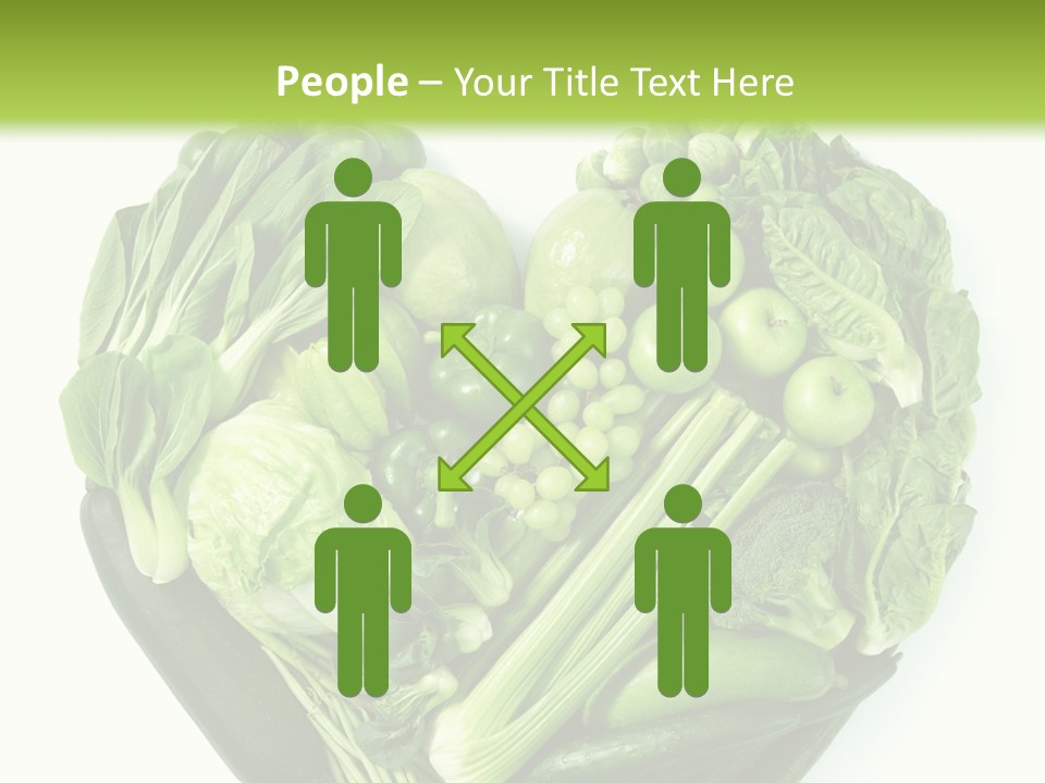 Pea Sprout Fruit PowerPoint Template