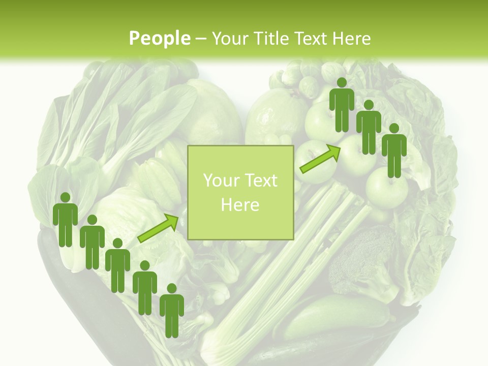 Pea Sprout Fruit PowerPoint Template