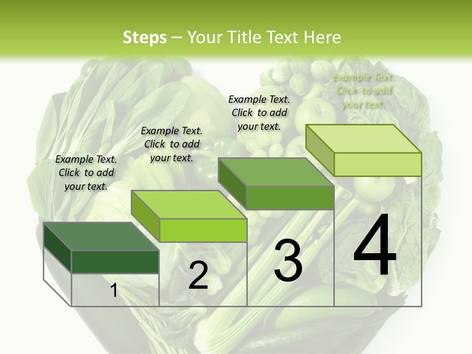 Pea Sprout Fruit PowerPoint Template