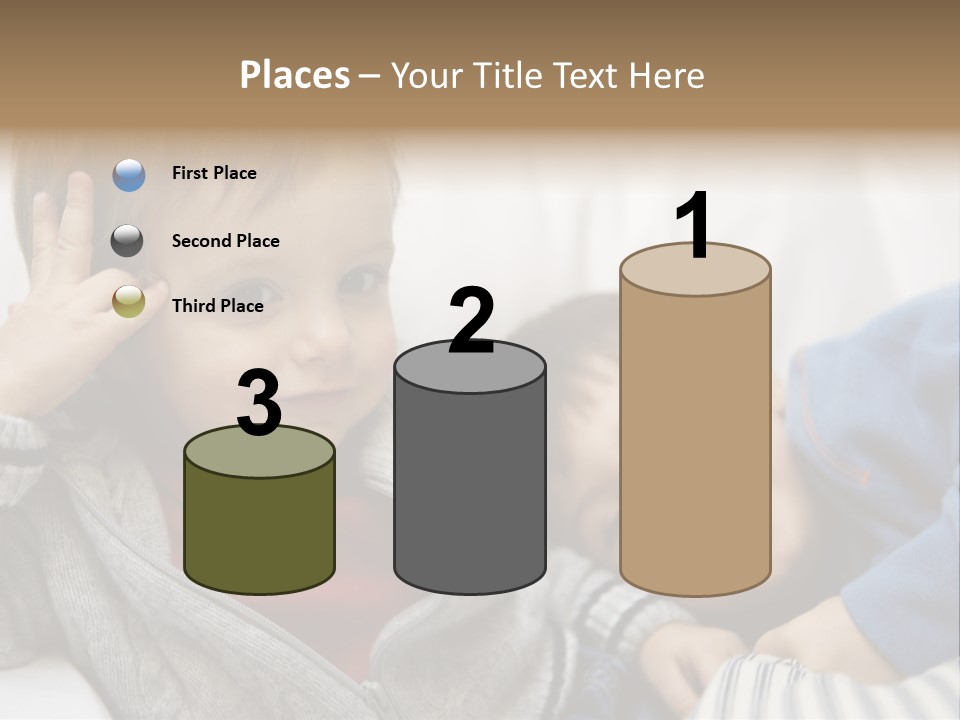 Enjoy Caucasian Horizontal PowerPoint Template