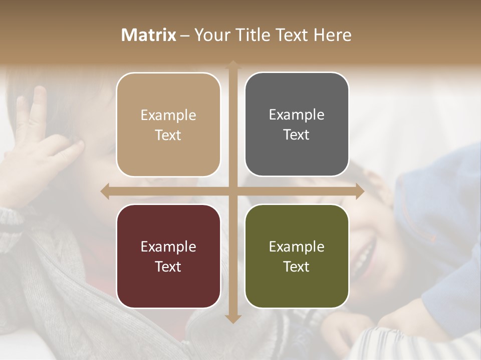 Enjoy Caucasian Horizontal PowerPoint Template