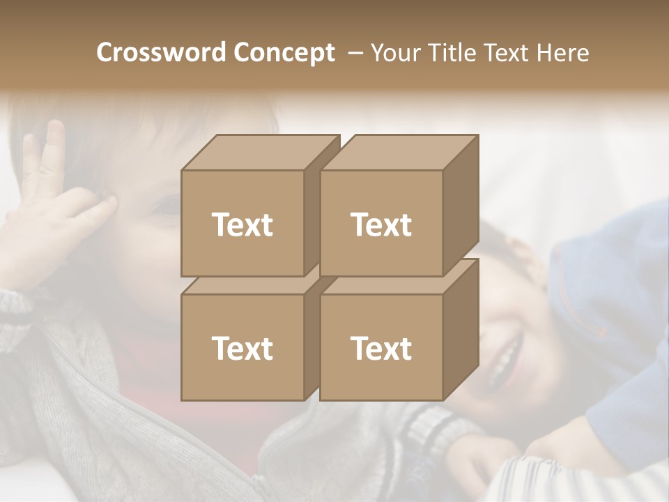 Enjoy Caucasian Horizontal PowerPoint Template