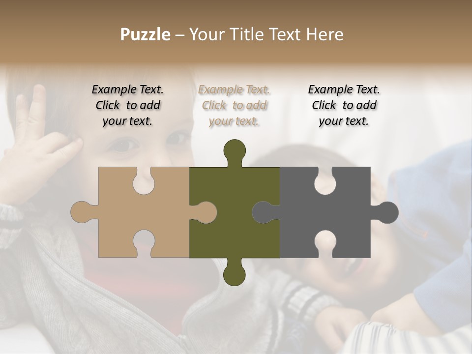 Enjoy Caucasian Horizontal PowerPoint Template