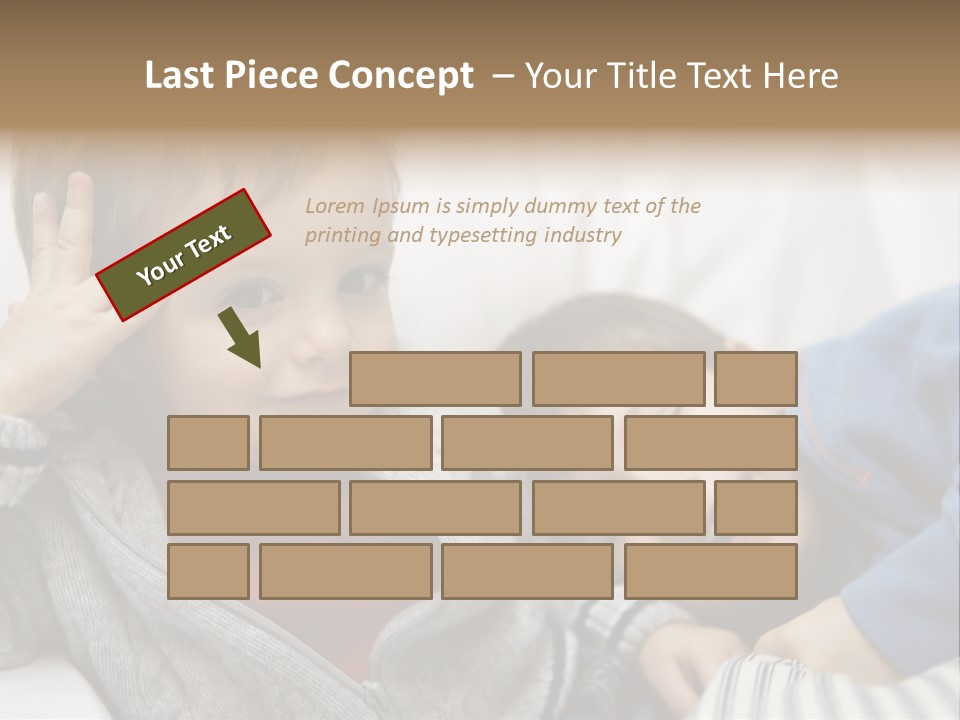 Enjoy Caucasian Horizontal PowerPoint Template