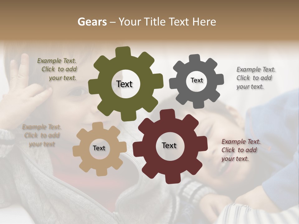 Enjoy Caucasian Horizontal PowerPoint Template