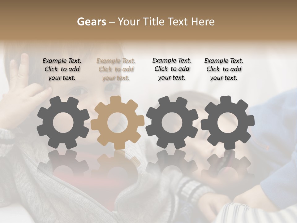 Enjoy Caucasian Horizontal PowerPoint Template