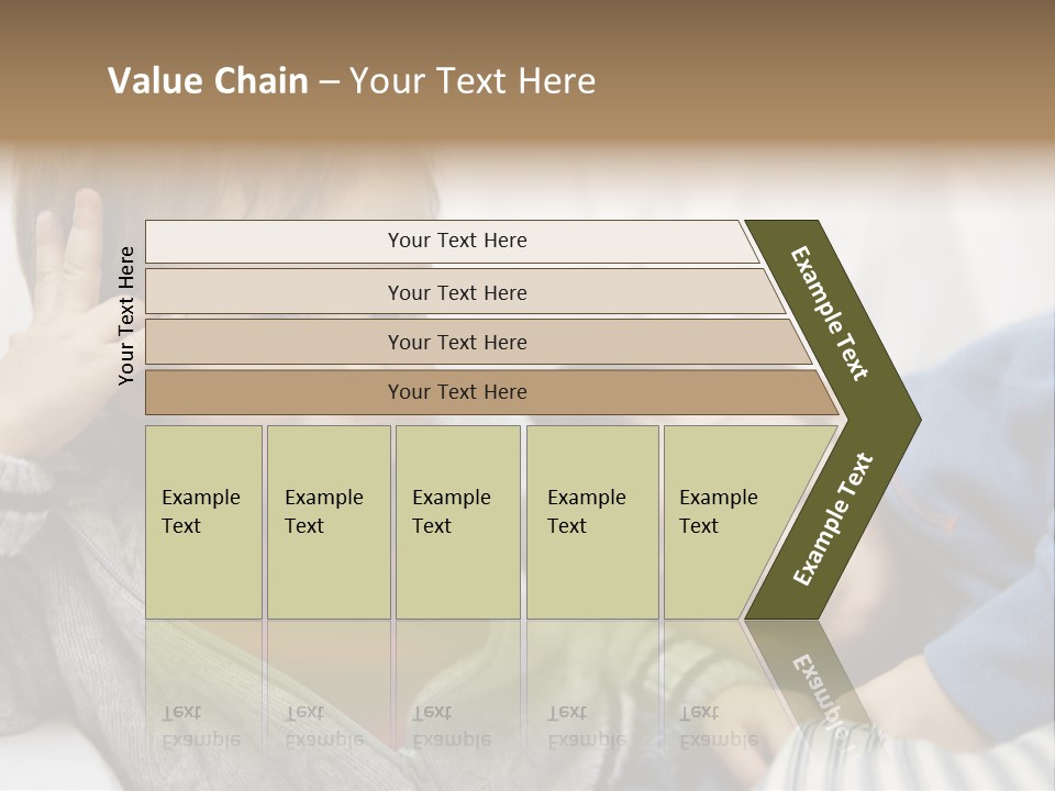 Enjoy Caucasian Horizontal PowerPoint Template