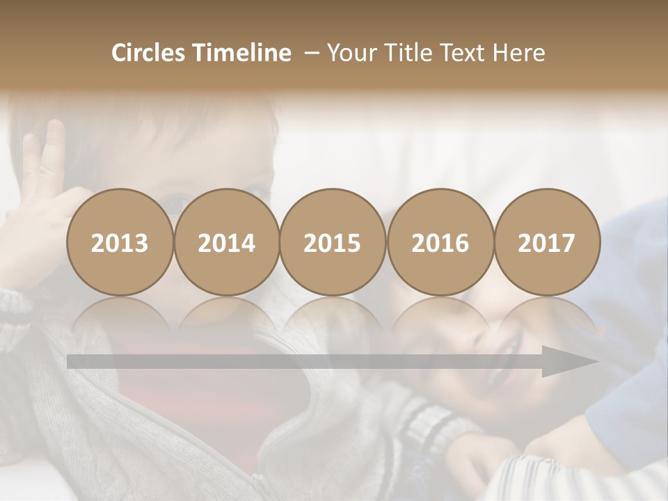 Enjoy Caucasian Horizontal PowerPoint Template