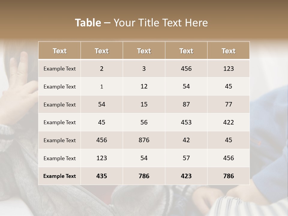 Enjoy Caucasian Horizontal PowerPoint Template
