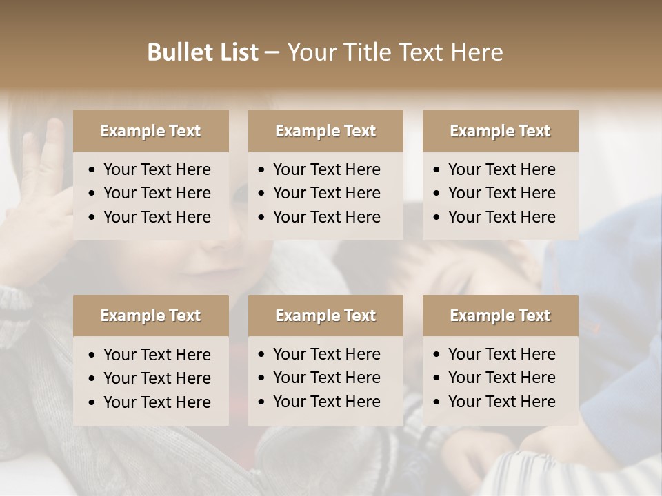 Enjoy Caucasian Horizontal PowerPoint Template