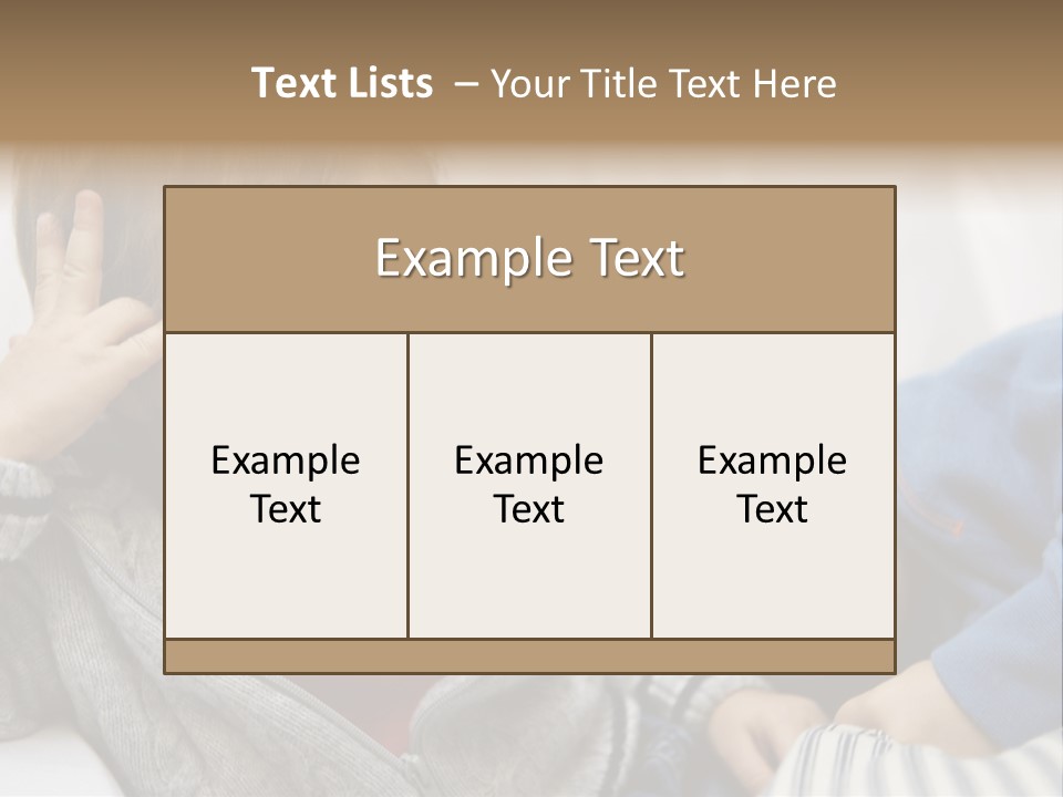 Enjoy Caucasian Horizontal PowerPoint Template