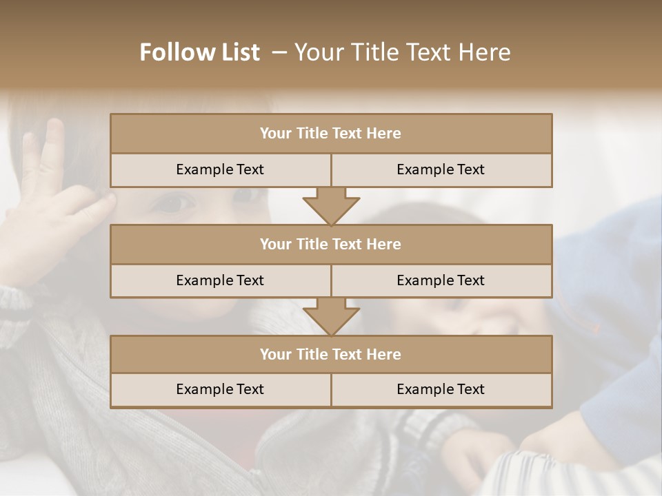 Enjoy Caucasian Horizontal PowerPoint Template