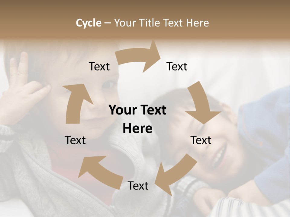 Enjoy Caucasian Horizontal PowerPoint Template