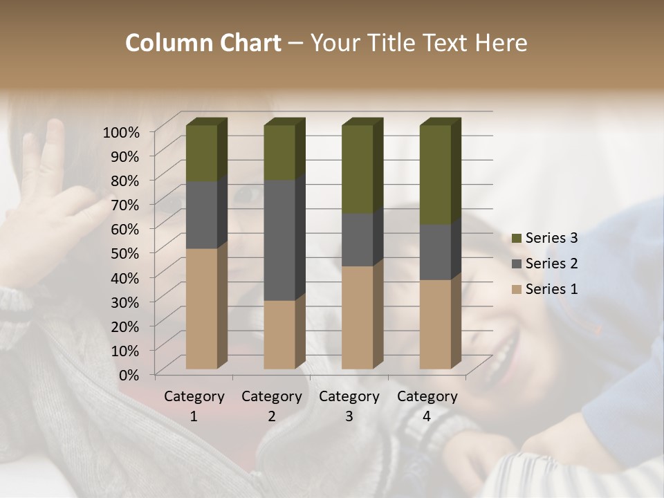 Enjoy Caucasian Horizontal PowerPoint Template