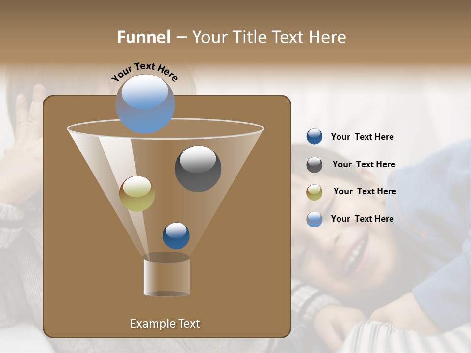Enjoy Caucasian Horizontal PowerPoint Template